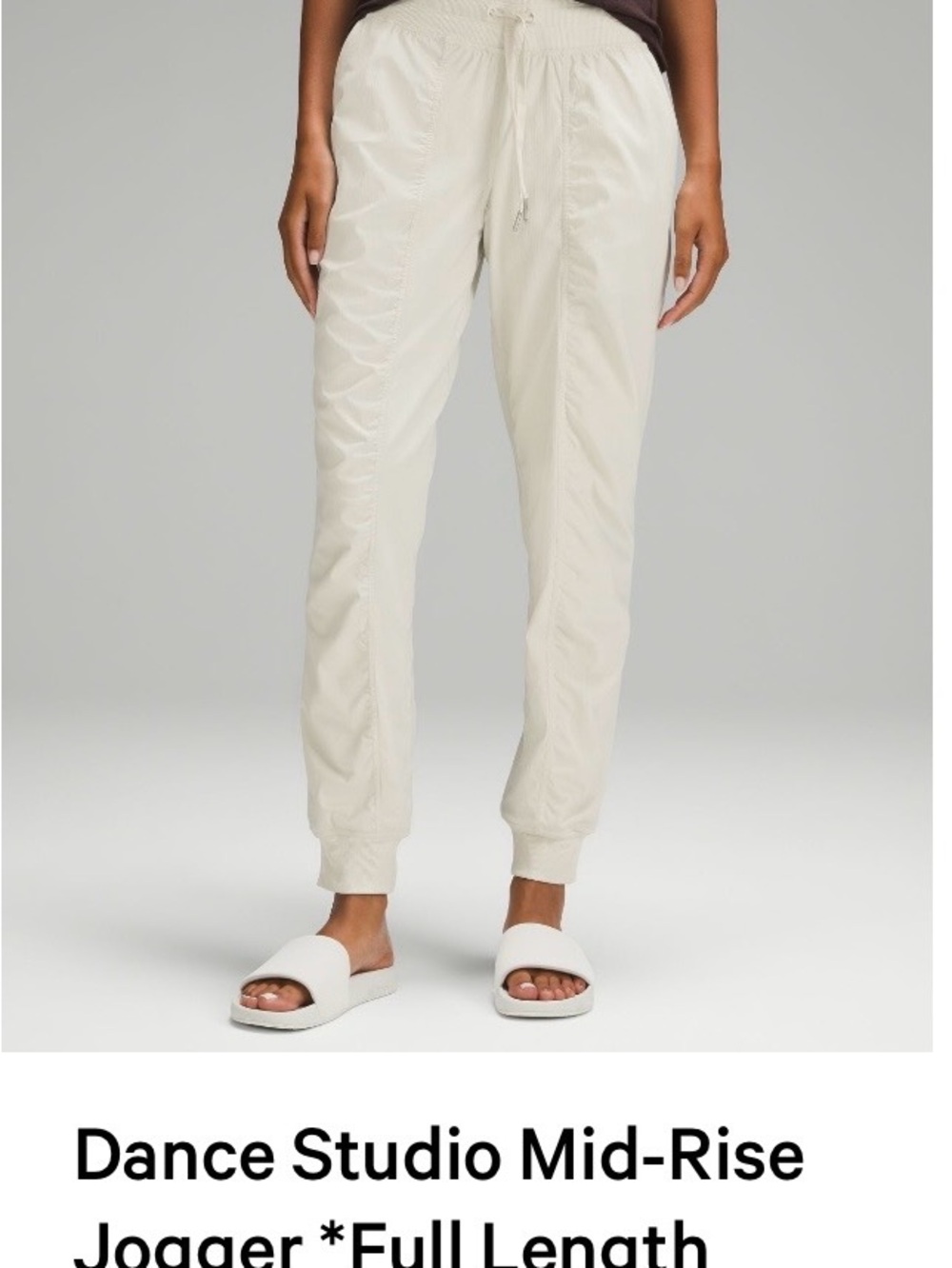 lululemon athletica Dance Studio Mid-Rise Joggers in Off-White